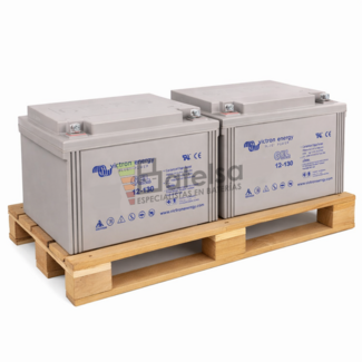 Pack 2 Bater�as Victron Gel Solar 12 Voltios 130 Amperios | Energy Deep Cycle BAT412121104